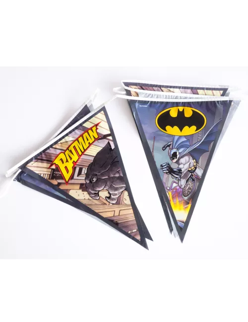 Photo du produit Guirlande fanions Batman 270 cm