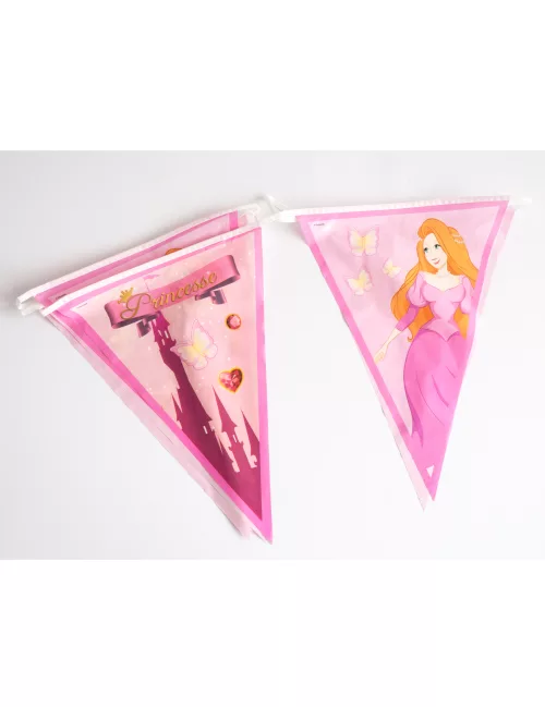 Photo du produit Guirlande fanions Princesse 270 cm