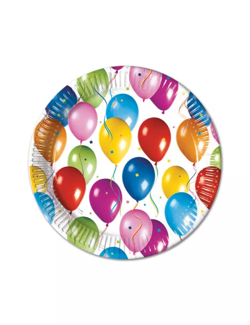 Photo du produit 10 Assiettes ballons volants
