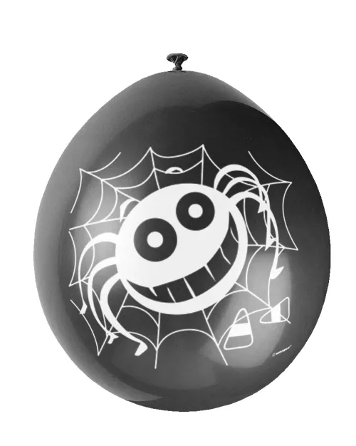 Photo du produit 10 Ballons Araignées Halloween