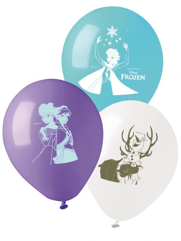 Photo du produit 10 Ballons en latex La Reine des Neiges 28 cm