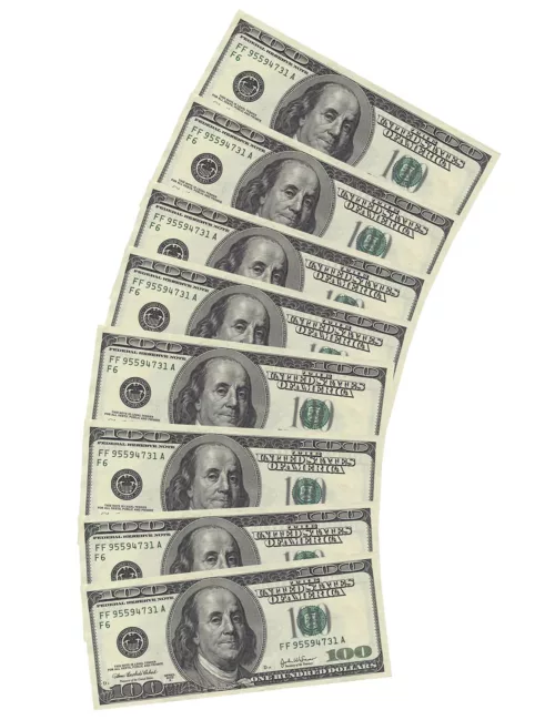 Photo du produit 10 Serviettes en papier rectangulaires Dollar