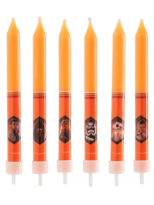 Photo du produit 8 Bougies anniversaire Star Wars