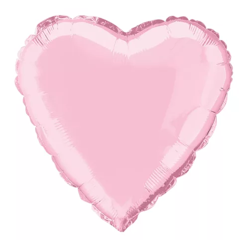 Photo du produit Ballon aluminium coeur rose 45 cm