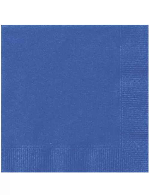 Photo du produit 20 Serviettes en papier Bleues 33 x 33 cm