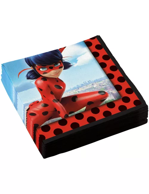 Photo du produit 20 Serviettes en papier Ladybug 33 x 33 cm
