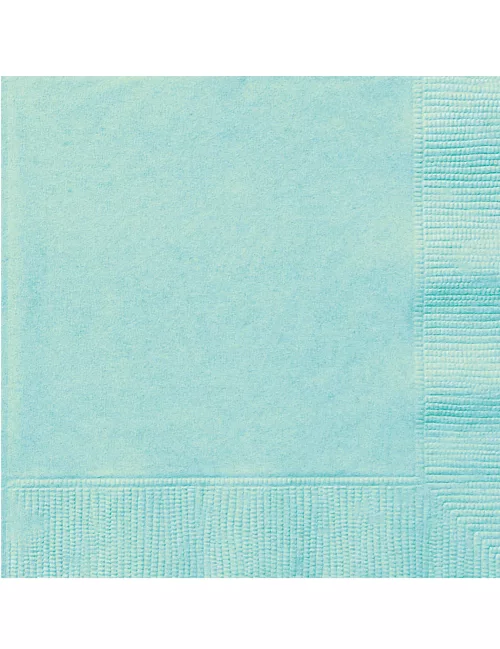 Photo du produit 20 Serviettes en papier menthe 33 x 33 cm