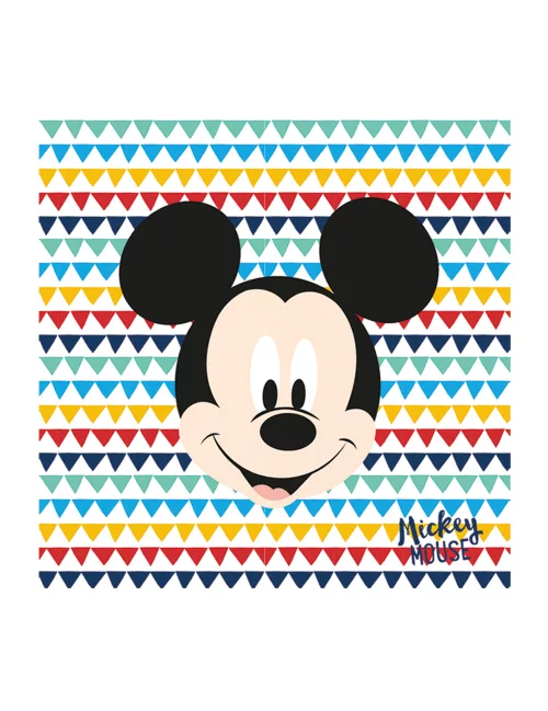 Photo du produit 20 Serviettes en papier premium Mickey 33 x 33 cm