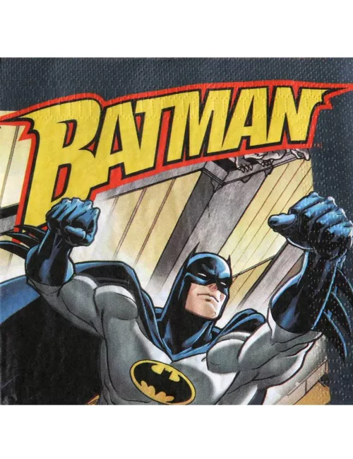 Photo du produit 20 Serviettes en papier Batman 33 x 33 cm