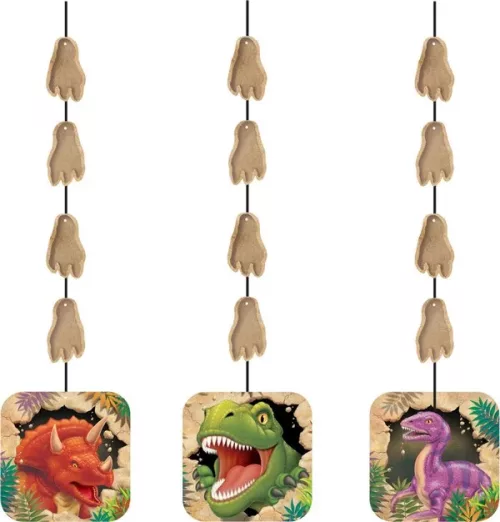 Photo du produit 3 Décorations à suspendre Anniversaire Dinosaures