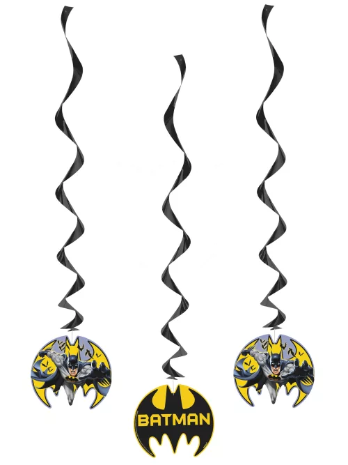 Photo du produit 3 Décorations spirale à suspendre Batman