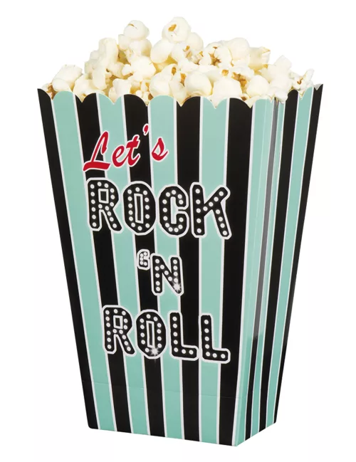Photo du produit 4 Pots pop corn Rock'n roll 33 x 23 x 17 cm
