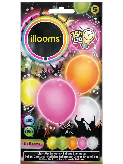 Photo du produit 5 Ballons LED summer party Illooms ®