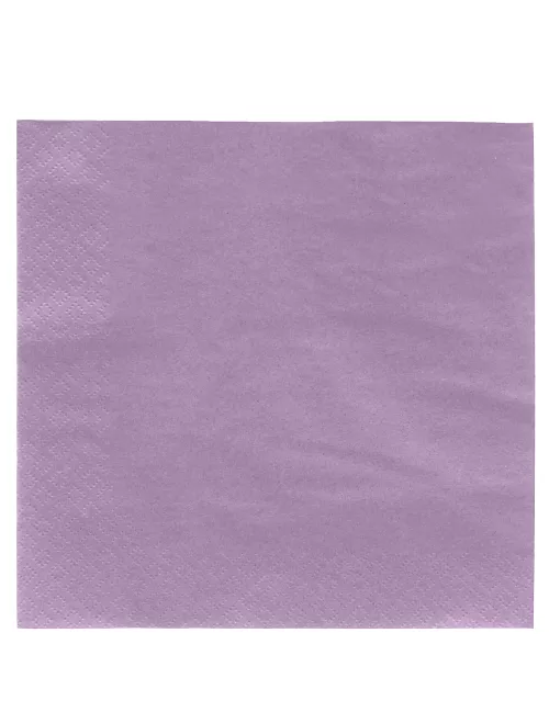 Photo du produit 50 Serviettes lilas 38 x 38 cm