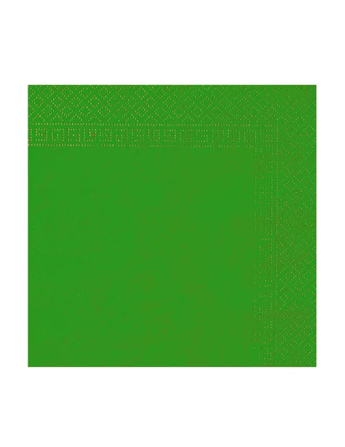 Photo du produit 50 Serviettes vert sapin 38 x 38 cm