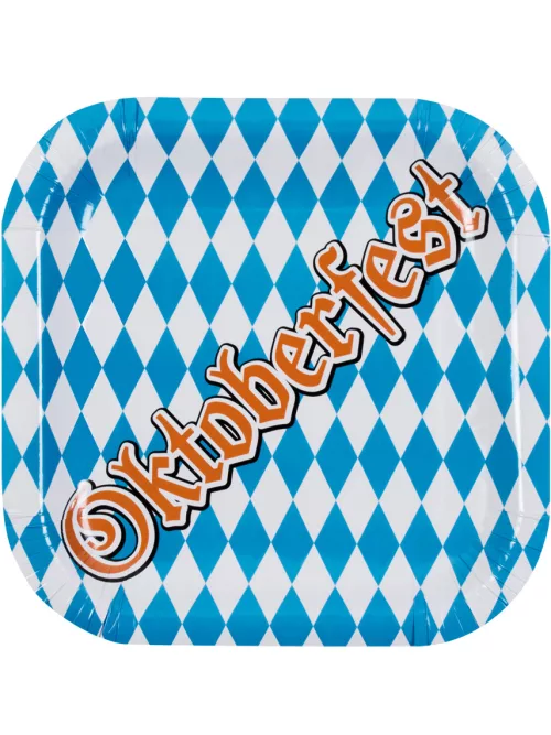 Photo du produit 6 Assiettes en carton Oktoberfest 25 cm