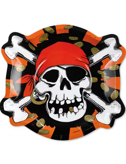 Photo du produit 6 Assiettes Pirates
