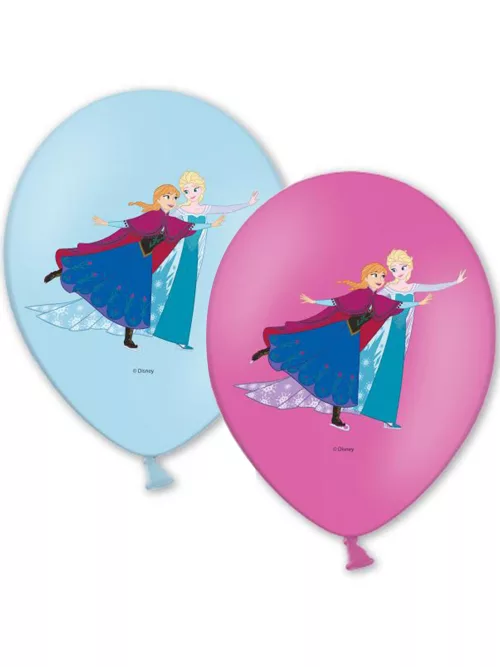 Photo du produit 6 Ballons de baudruche La Reine des Neiges