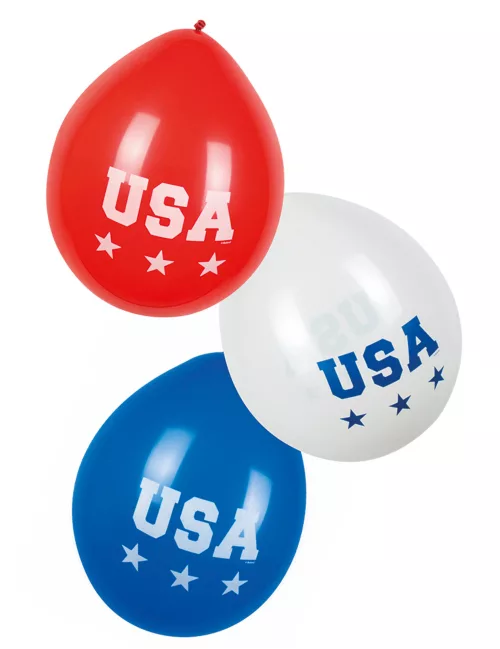 Photo du produit 6 Ballons USA 25 cm
