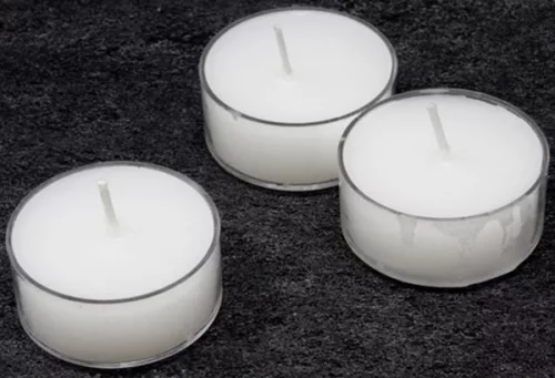 Photo du produit 6 Bougies chauffe-plats blanches 1,2 x 3,8 cm