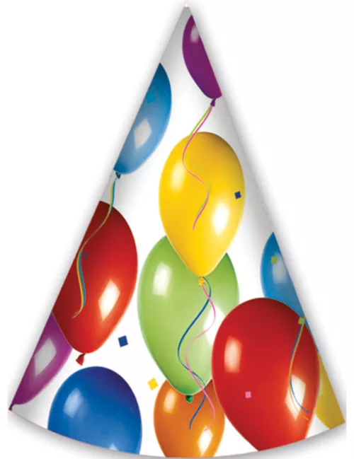 Photo du produit 6 Chapeaux de fête ballons volants