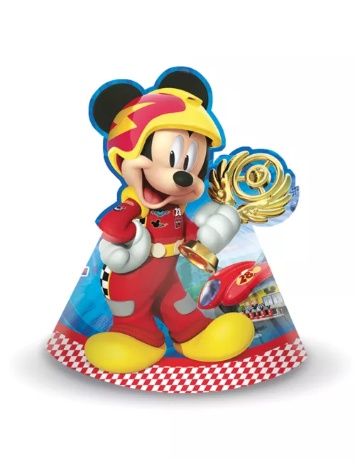 Photo du produit 6 Chapeaux de fête Mickey & Donald Racing