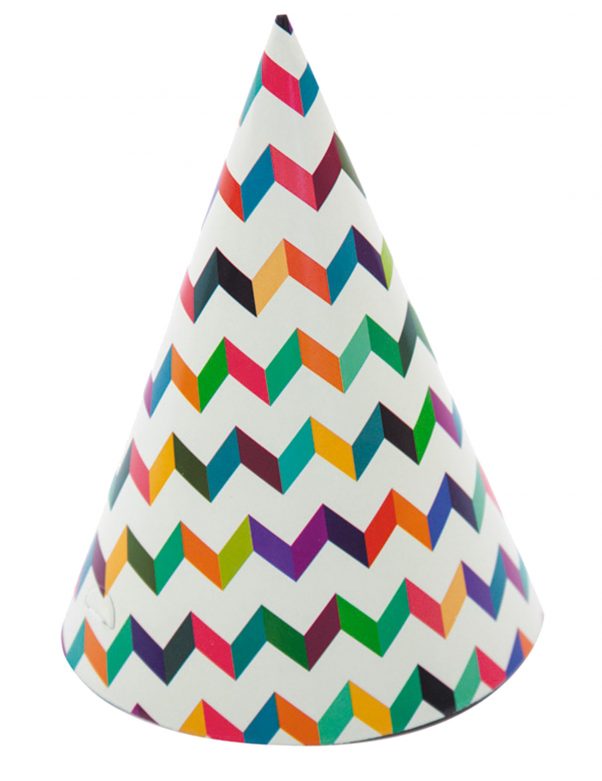 Photo du produit 6 Chapeaux de fêtes trendy multicolores