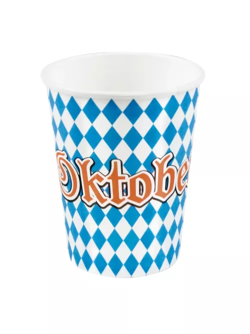 Photo du produit 6 Gobelets en carton Oktoberfest 250 ml
