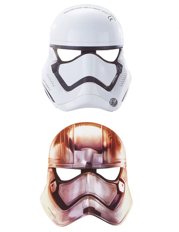 Photo du produit 6 Masques plats en carton Star Wars VII