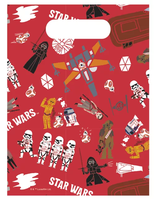 Photo du produit 6 Sacs à cadeaux Star Wars Forces