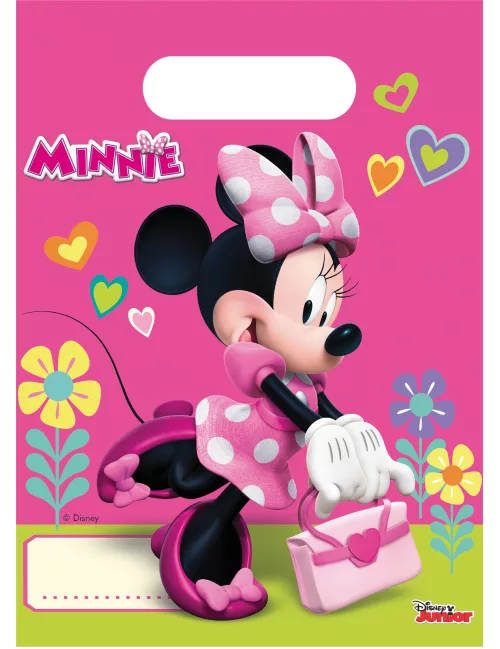 Photo du produit 6 Sacs cadeaux Minnie Happy