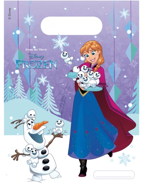Photo du produit 6 Sacs de fête La Reine des Neiges