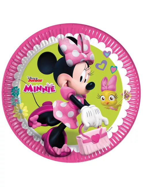 Photo du produit 8 Assiettes Minnie Happy 23 cm