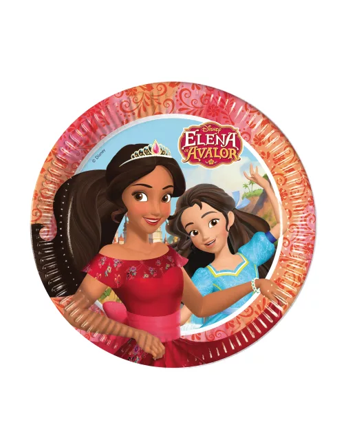 Photo du produit 8 Assiettes en carton 23cm Elena d'Avalor