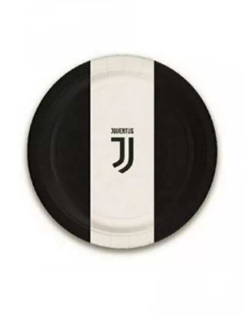 Photo du produit 8 Assiettes en carton Juventus 23 cm