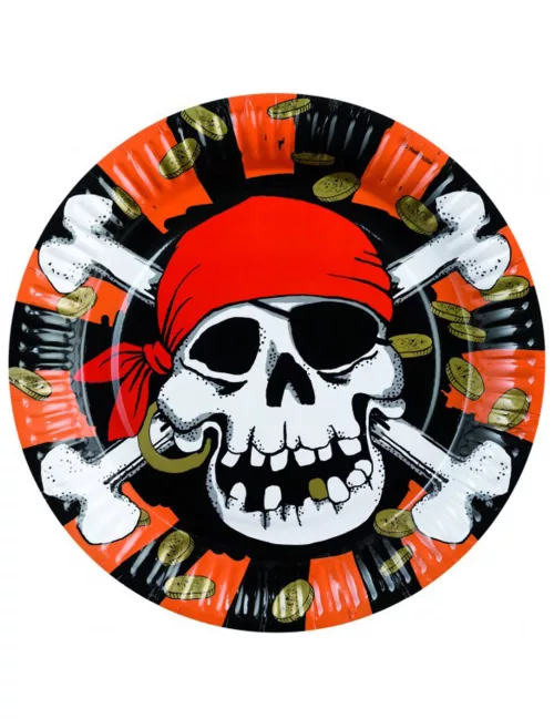 Photo du produit 8 Assiettes Pirate