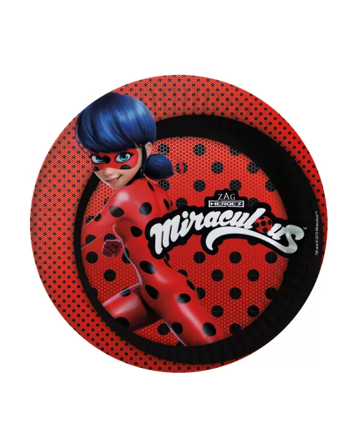 Photo du produit 8 Assiettes en carton Ladybug23 cm