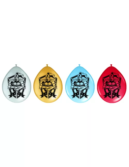 Photo du produit 8 Ballons en latex chevaliers