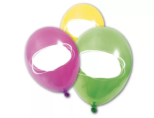Photo du produit 8 Ballons en latex à personnaliser 30 cm