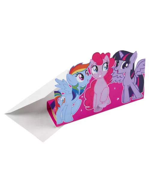 Photo du produit 8 Cartons d'invitation My Little Pony