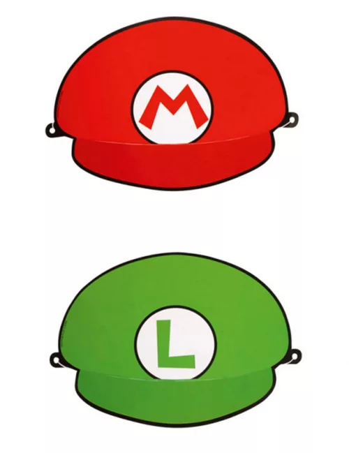 Photo du produit 8 Chapeaux de fête Super Mario