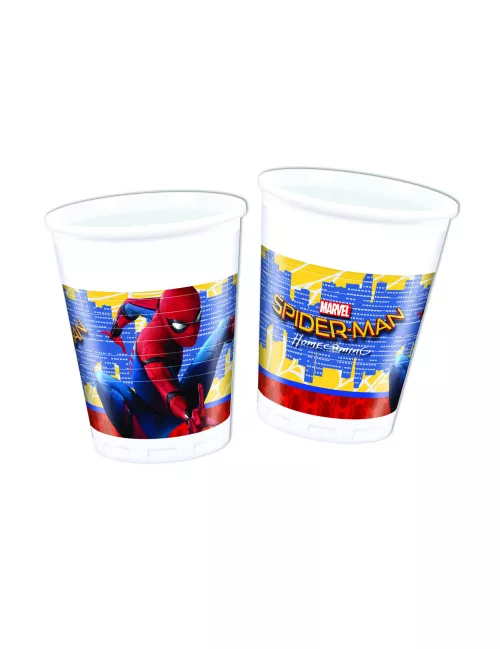 Photo du produit 8 Gobelets 20cl Spiderman Homecoming