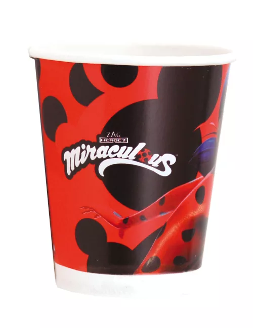 Photo du produit 8 Gobelets en carton Ladybug 220 ml