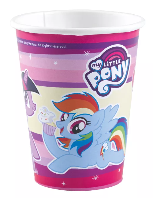 Photo du produit 8 Gobelets en carton My Little Pony 250 ml