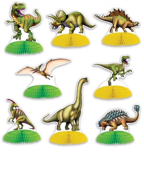 Photo du produit 8 Mini centres de table Dinosaures