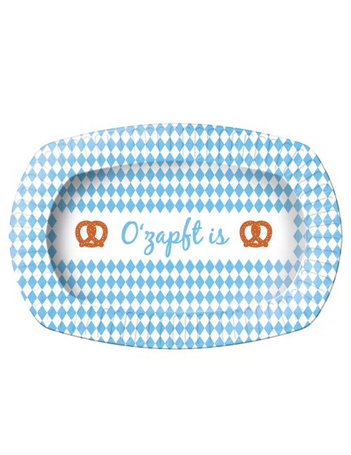 Photo du produit 6 Plats en carton Oktoberfest 24 x 16 cm