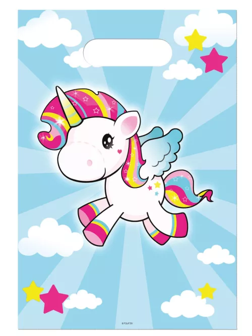 Photo du produit 8 Sachets de fête Licorne