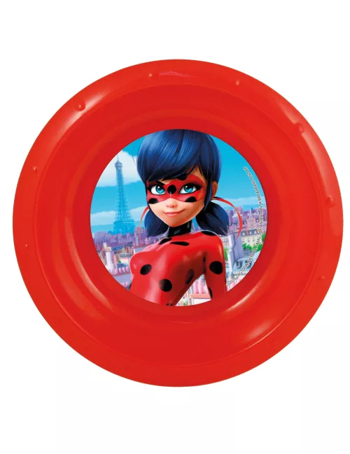 Photo du produit Assiette creuse en plastique Ladybug 16,5 cm