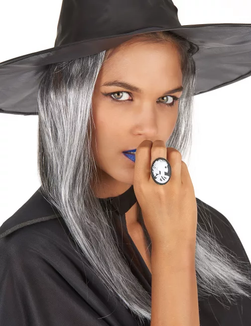 Photo du produit Bague squelette gothique femme Halloween