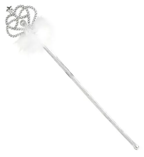 Photo du produit Baguette princesse avec fourrure blanche